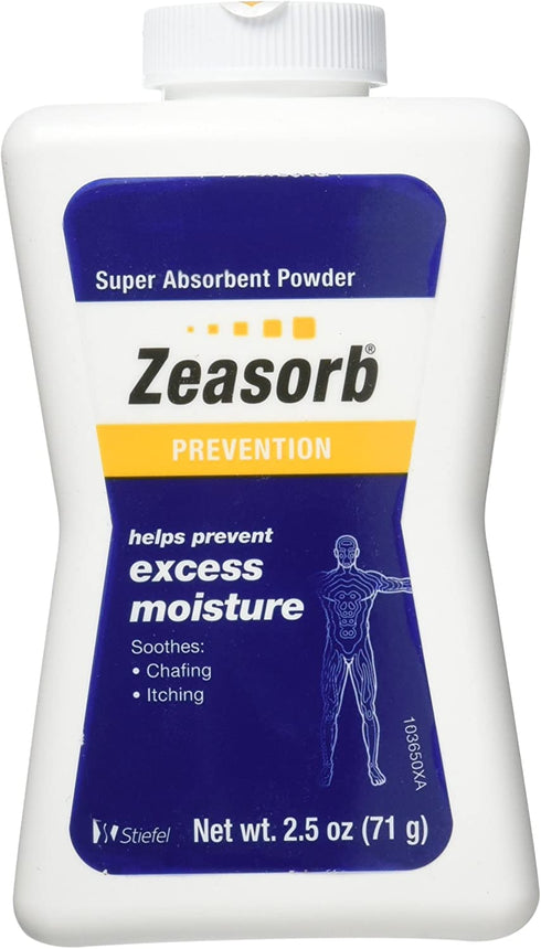 Zeasorb Excess Moisture, 2.5 Ounce (Pack of 2)
